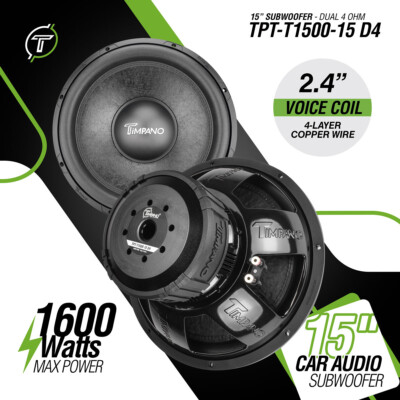 3200 Watts Bundle - 2x Timpano 15