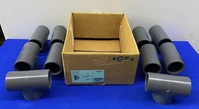 +GF+ GEORG FISHER 6NF85 801-020 TEE 2'' SLIP SOCKET PIPE FITTING - 1 BOX QTY 10