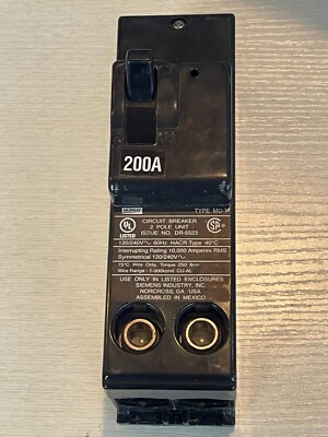 Murray 200 Amp Main Circuit Breaker MPD2200  2 Pole