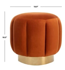 Safavieh Channel Tufted Otttoman, Reduced Price 2172724780 SFV4707E