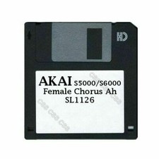 Akai S5000 / S6000 Floppy Disk Female Chorus Ah SL1126