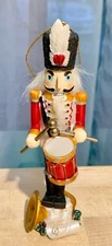 AWESOME CERAMIC? NUTCRACKER ORNAMENT! HEAVY! WELL MADE!! 6” #4