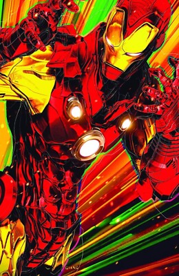 IRON MAN #1 - JOHN GIANG - NEGATIVE BLEED VIRGIN VARIANT - LIMITED to 1000