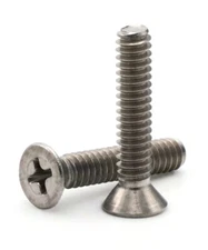 #0-80 | 18-8 Stainless Steel Phillips Flat Head Machine Screws - Select Length