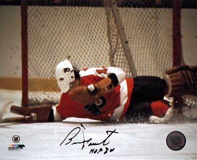 Philadelphia Flyers HOFer w/COA Bernie Parent Signed Autographed 8x10 Photo
