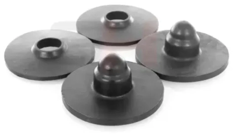 4x GH Federteller Satz Hinten Oben + Unten BMW E36 E46 CORSA ZAFIRA VW T4 T5 T6 - Bild 3 von 4