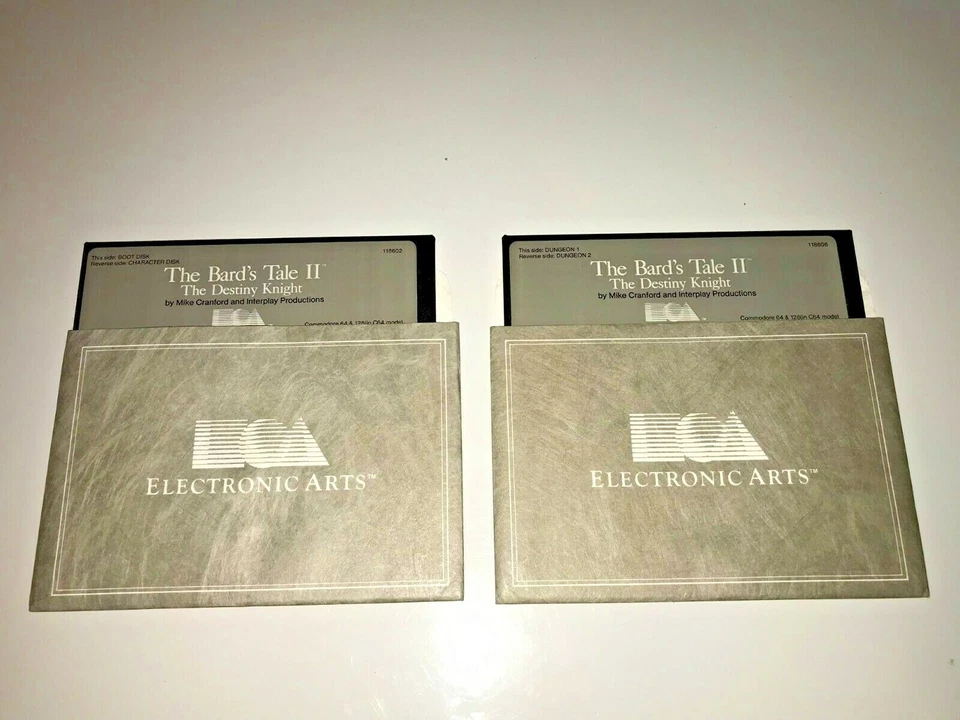 Bard's Tale 2 Destiny Knight 1986 Commodore 64 Vintage Video Game - Image 3 of 4