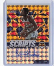 2020-21 Panini Mosaic #SC-KPT Kevin Porter Scripts Gold