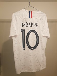 Détails Sur Maillot 2 Etoiles Taille L Mbappe Equipe De France Extérieur 2019