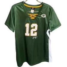 NFL Green Bay Packers Jersey Top Womens Extra Large XL Aaron Rodgers Embroidered