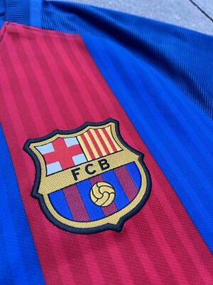 Maillot Iniesta Barcelona 2016-17 – Domicile – Taille L – Nike – Sans étiquette