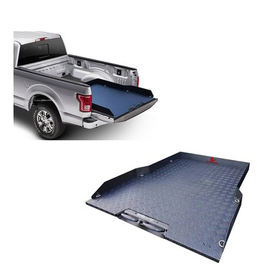 Black Horse Slide Tray Sliding Drawer System Textured Black Fit 2014-2024 Tundra