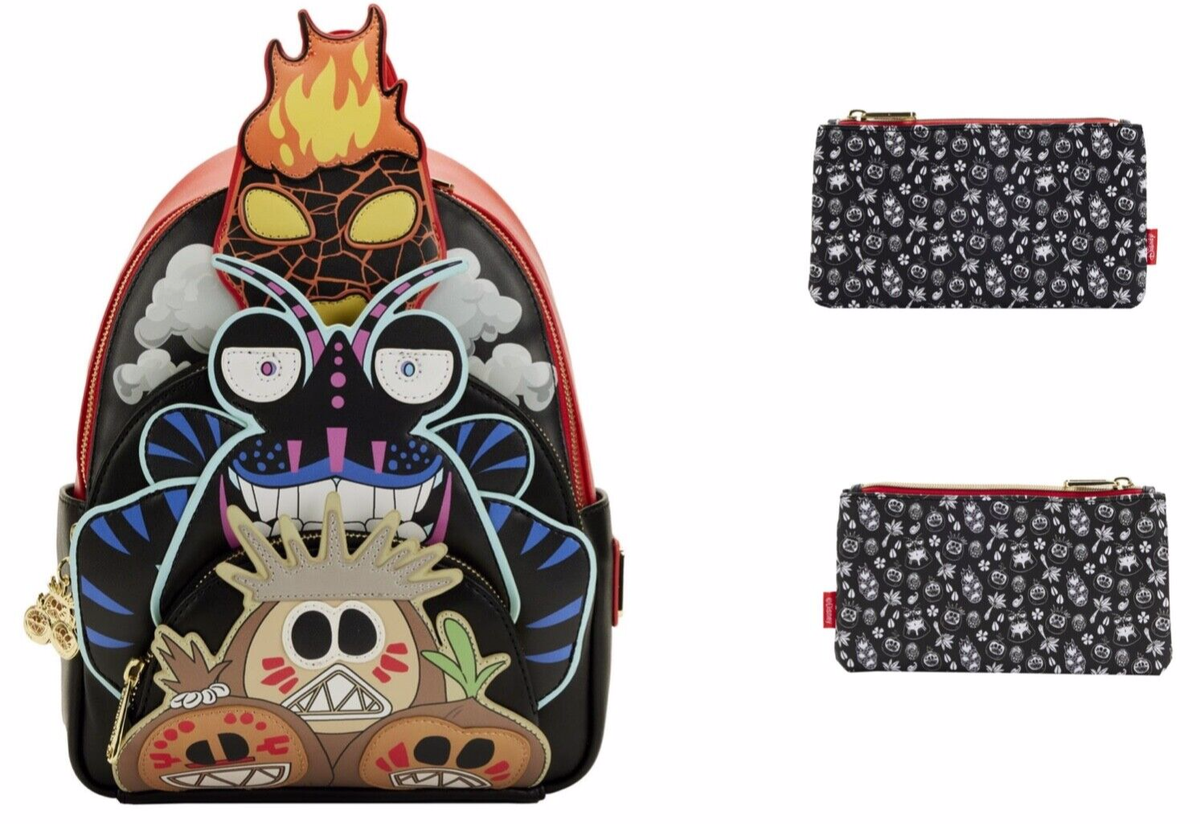 NWT EXCLUSIVE Loungefly Disney Moana Villains Trio Mini Backpack