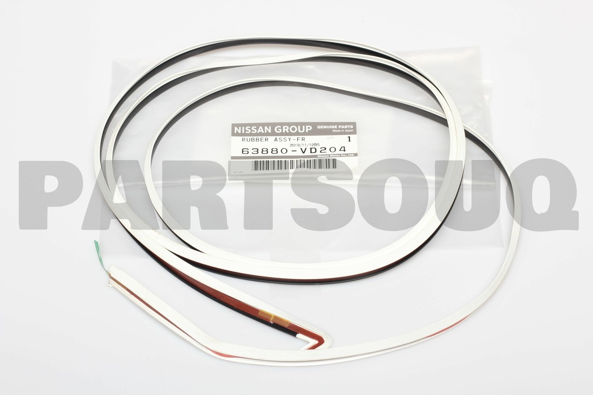 トップス GUV ROVER 63880VD204 Genuine Nissan RUBBER ASSY-OVER FENDER,FRONT