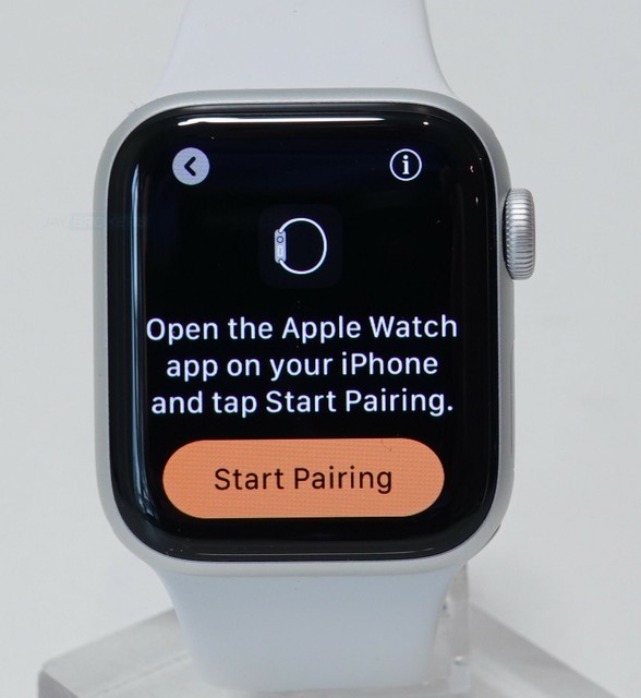 Apple Watch SE 40mm GPS Cellular Silver Aluminum Case White Sport Band A2353 for sale online | eBay