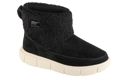 chaussures d'hiver Femme, Sorel Explorer III Slip-on Cozy WP, Noir - Photo 1/4