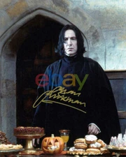ALAN RICKMAN SIGNED 8X10 PHOTO PROFESSOR SEVERUS SNAPE HARRY POTTER reprint
