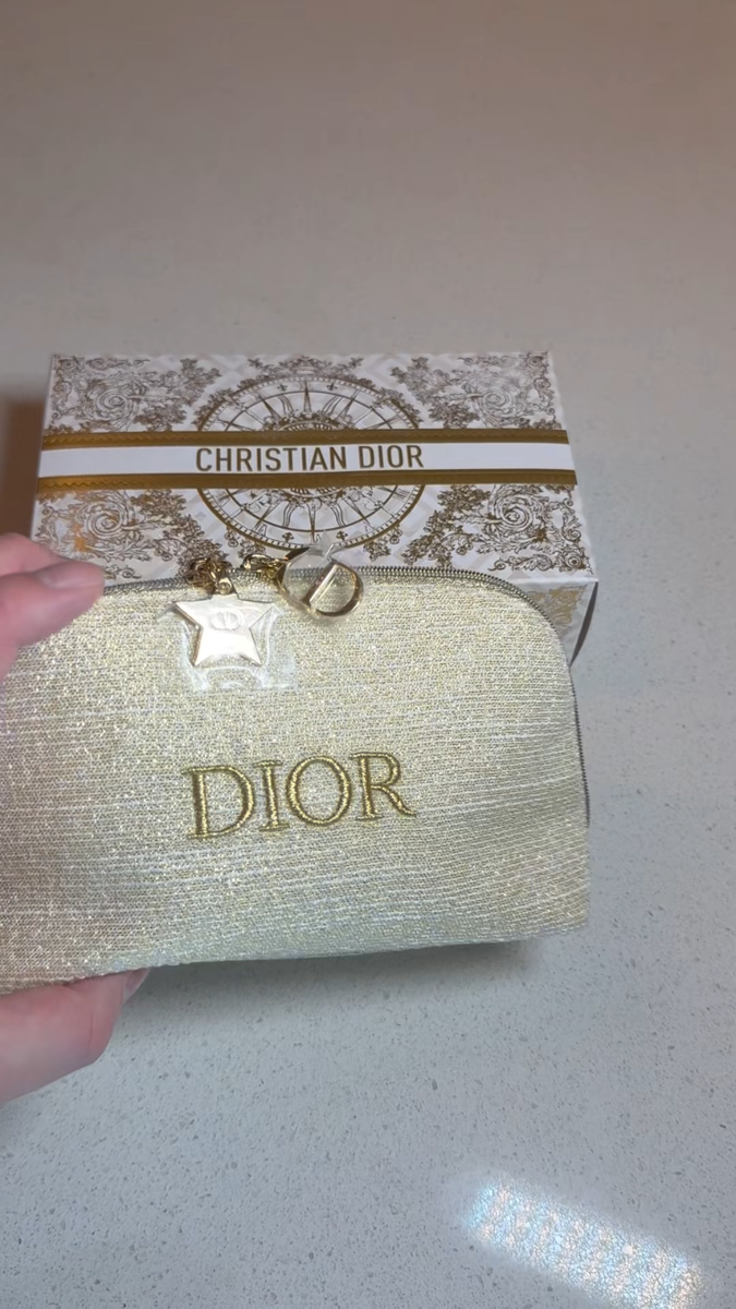 Brand New Gift-of-Purchase Dior Beauty Toiletries Pouch, Holiday