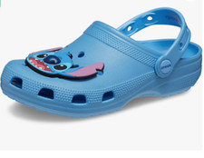 Crocs Unisex-Adult Disney Stitch Classic Clog - Blue - Size 7 Women's