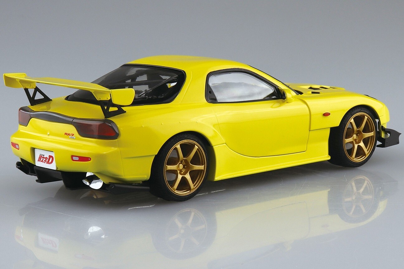 Aoshima 1/24 Initial D #I-4 Takahashi Keisuke FD3S RX-7 Vol. 28 Pre-Painted Kit