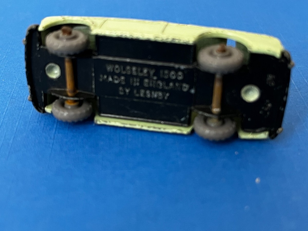 Vintage 1958 Lesney Matchbox #57 Wolseley 1500 Sedan pale green