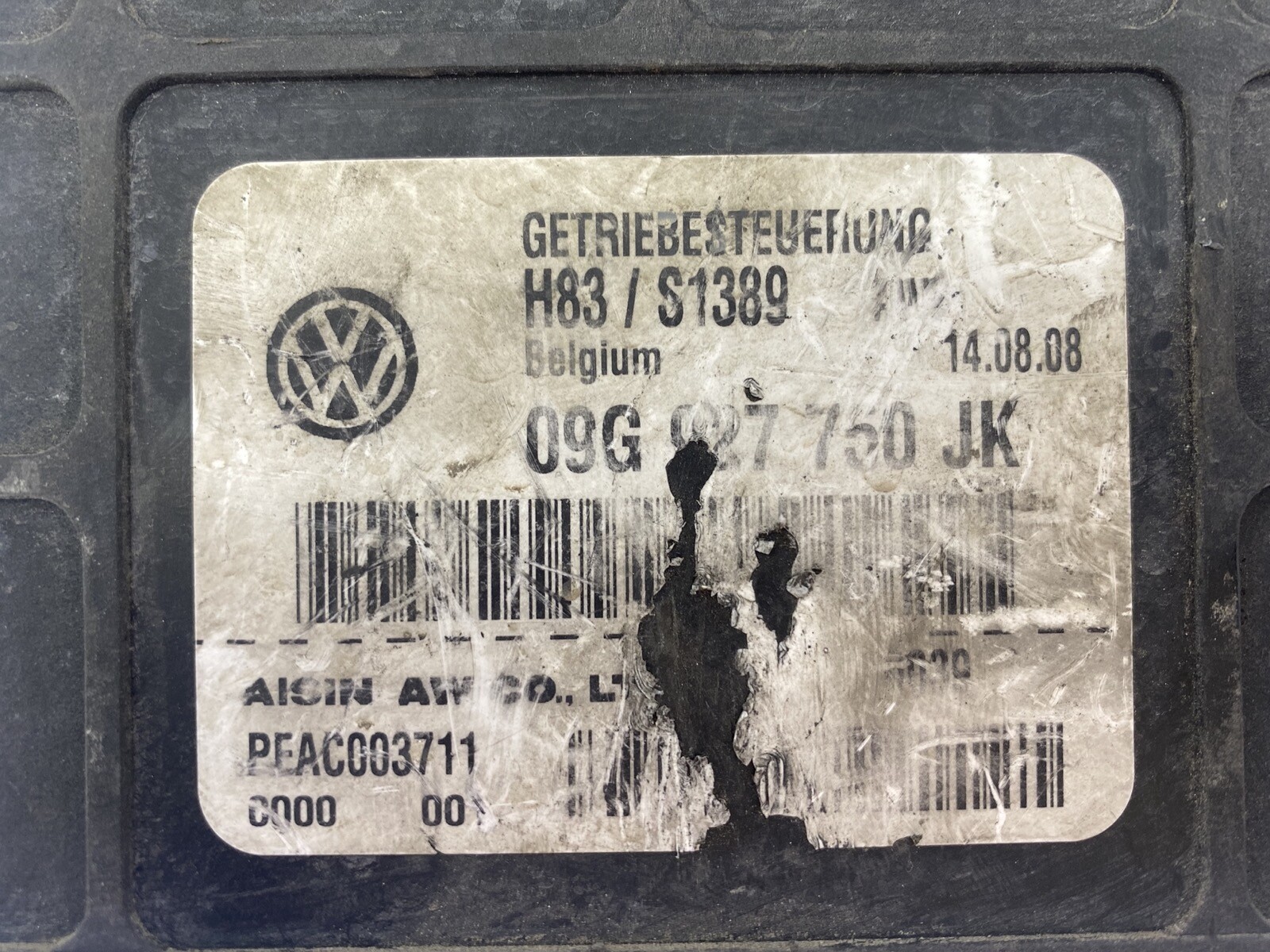 ECU Aisin 09G927750 JK S1389 VW | eBay