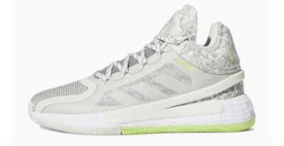 Adidas D Rose 11 Men s Size 12.5 Basketball Shoe Gray White Green Gym Sneaker