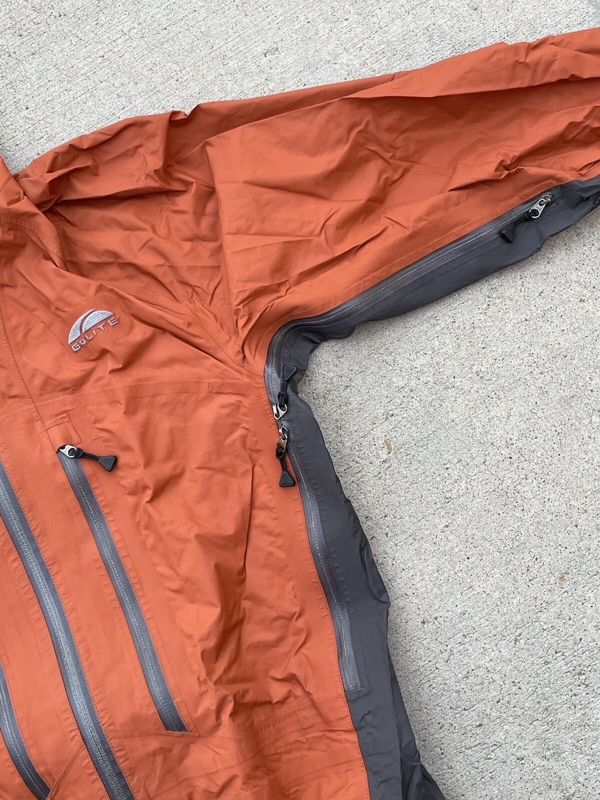 GoLite Full Zip Jacket Goretex PackLite Shell Win… - image 7