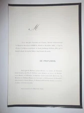 LEBRUN HURET LEBRUN DE BONHIVER 1863 share deaths genealogy