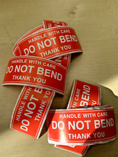 DO NOT BEND Sticker 1pc New From Japan