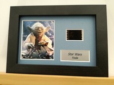 Yoda (Star Wars) 6" x 4" Genuine 35mm Film Cell Display Framed/Unframed