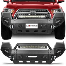 Complete Steel Front Bumper Assembly with Led Lights For 2016-2023 Toyota Tacoma