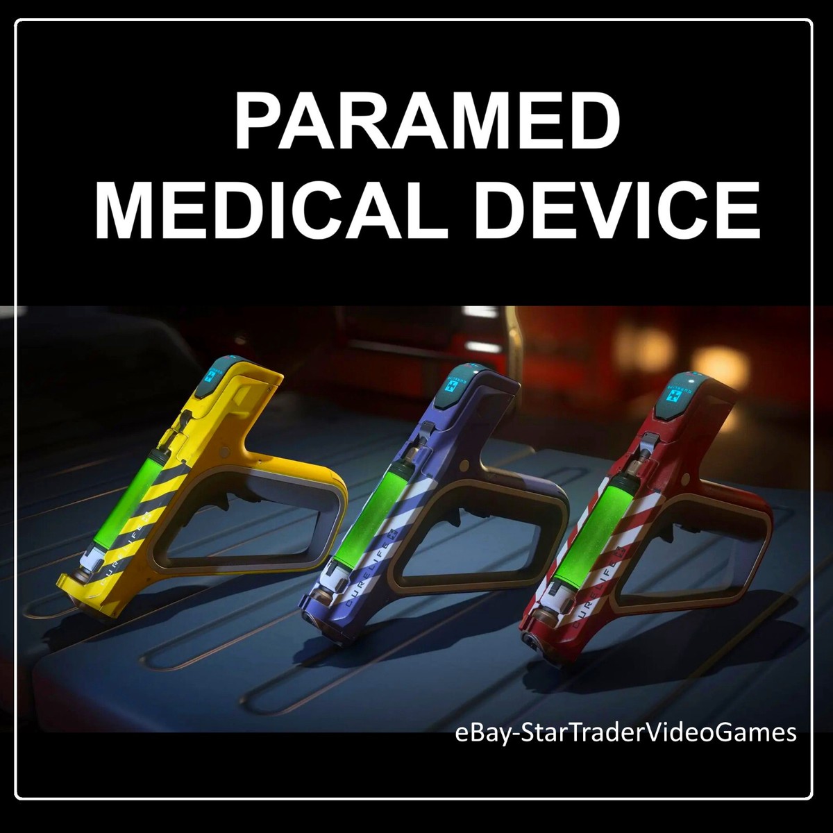 Objet In-game Star Citizen : Paramed Medical Device (3 Couleurs) - Code Digital PC - Neuf