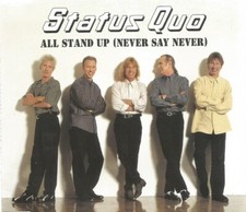 Status Quo - All Stand Up (Never Say Never) 2002 Universal CD single