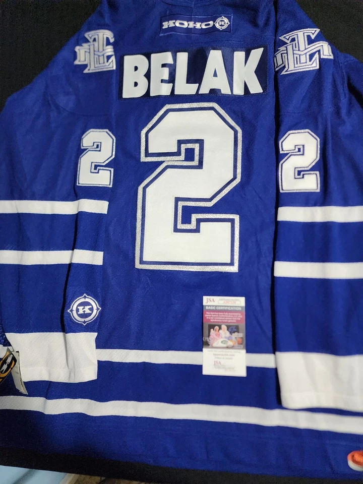 Autographed WADE BELAK Toronto Maple Leafs Jersey JSA COA - Image 3 of 4