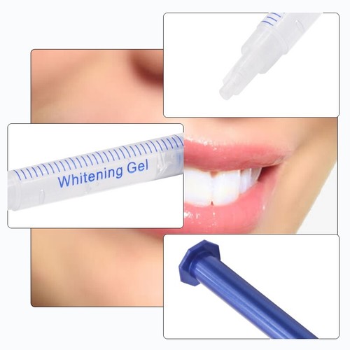Kit Penna Smalto Gel Sbiancante Denti Professionale Cura Dentale Laser con Luce LED - Foto 24 di 24