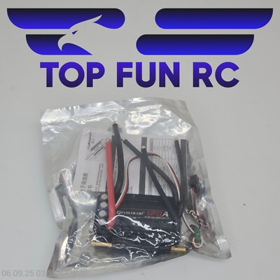 SOLOGOOD FLYCOLOR 120A 2-6S LIPO BEC5 5.5V/5A WATERPROOF ESC FOR RC BOATS