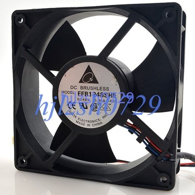 1pcs New Delta 12CM EFB1248SHE 48V 0.30A Industrial Computer Detection Fan