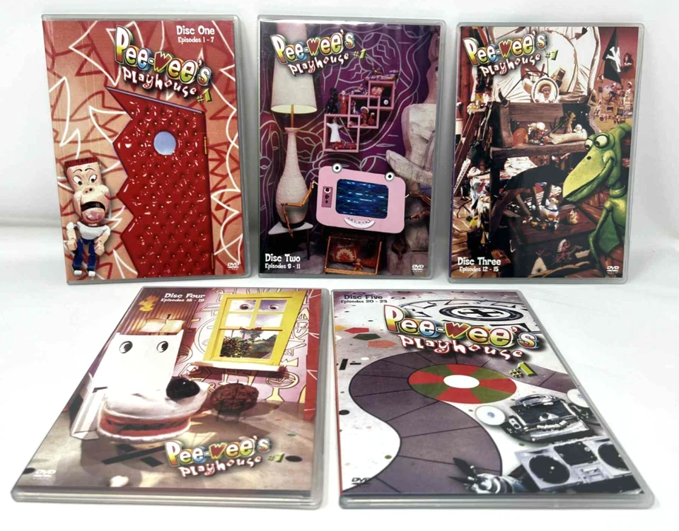 Pee-wee's Playhouse Seasons 1 and 2 DVD Box Set 23 Episodes Region 0 Paul Rubens - Image 4 of 4