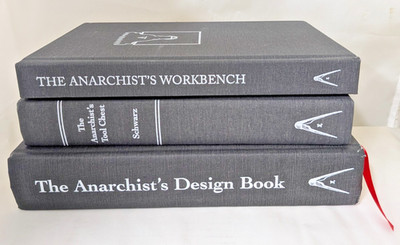 SIGNED Christopher Schwarz Anarchist Tool Chest Series - 3 Book Set Lost Art HC