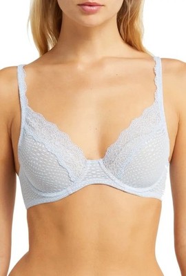 Natori 722286 Beyond Convertible Underwire Bra Light Blue Size 38DD