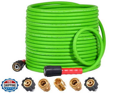 #ad #ad YAMATIC Super Flexible Pressure Washer Hose 50FT for Power Washer $64.99
