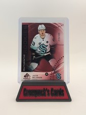 2025-26 UD Sp Game Used - Authentic Rookies Jacob Melanson #AR-JM Red /399
