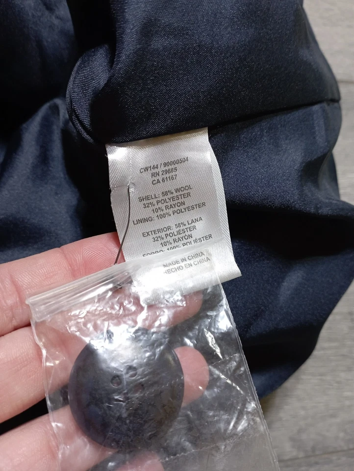 Pendleton Wool Blend Rainbow Plaid Womens Medium Coat - Image 4 of 4