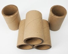 5pc Fireworks Paper Cardboard Tubes 2" x 4" x 1/4" Heavy Walled