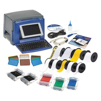BRADY S3100W-LEAN-KIT Desktop Label Printer Kit,BBP31,4in Tape 6UNN0