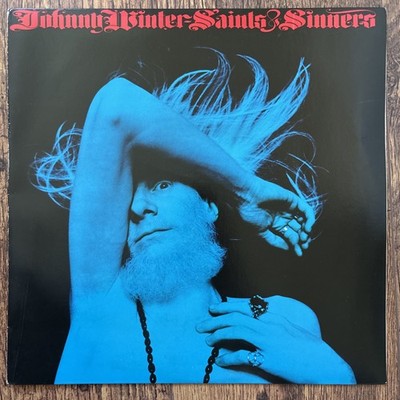 Johnny Winter Saints And Sinners EX+/EX+ Japanese 1st Press Vinyl LP SOPL 241