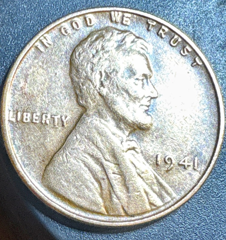 1941 1C Doubled Die Obverse FS-101 Lincoln Wheat Cent UNC RB K17400