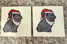 Cincinnati Zoo Fiona Christmas Temp Tats Stocking Stuffer Gift Hippopotamus New