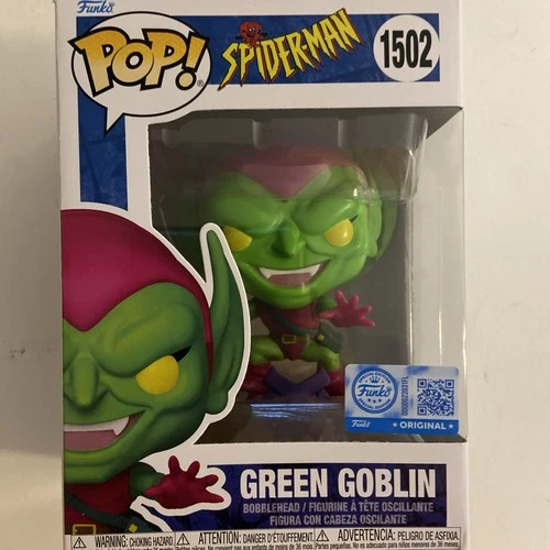 Funko Pop Marvel: Spider-man TV Green Goblin Figure Exclusive #1502